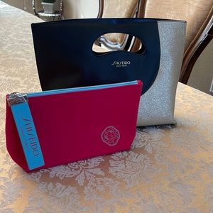 Shiseido Ginza Tokyo cosmetics/travel bags x2